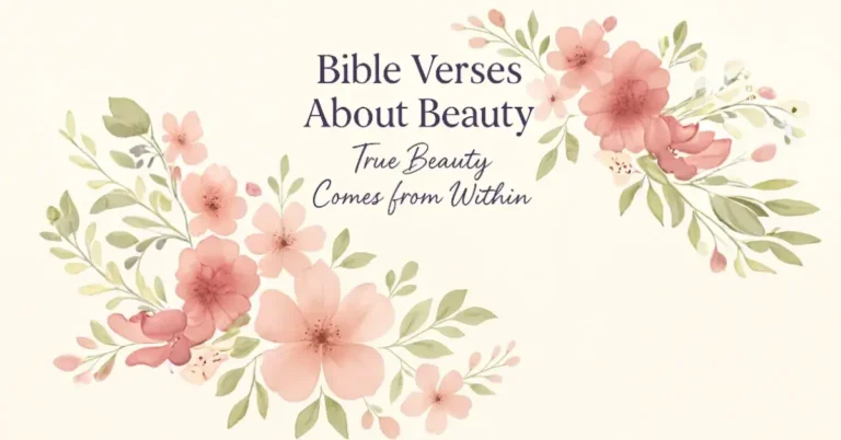 Bible Verses About Beauty: True Beauty According to God’s Word 4 Bible Verses About Beauty