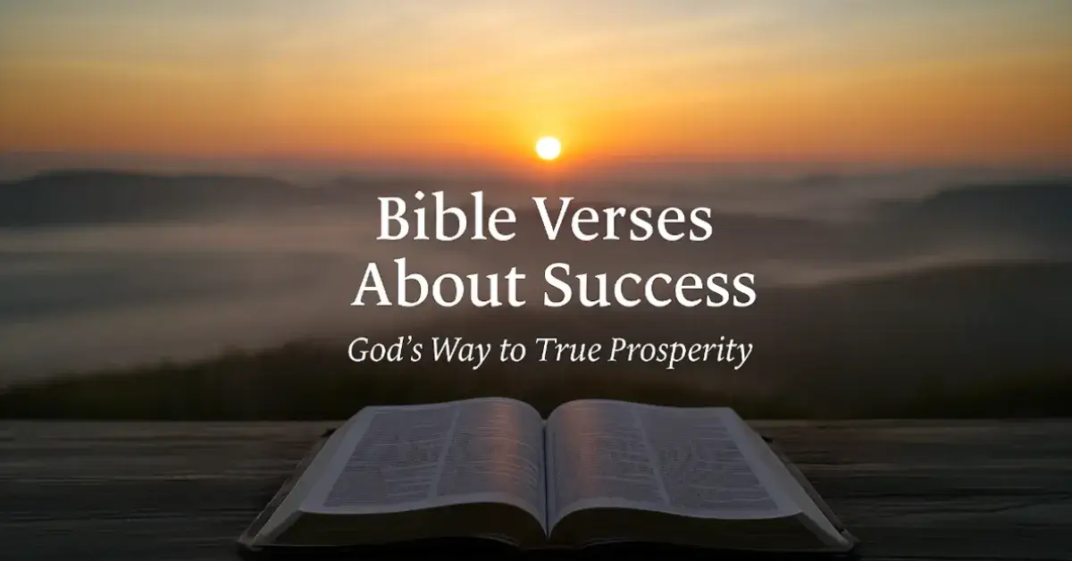 Bible Verses About Success: God’s Plan for True Prosperity 1 Bible Verses About Success