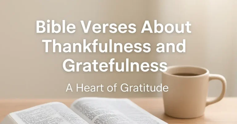Bible Verses About Thankfulness and Gratefulness: A Heart of Gratitude in Every Season 5 Bible Verses About Thankfulness and Gratefulness