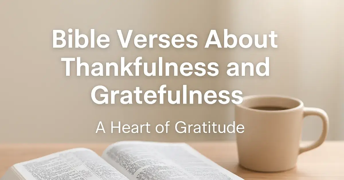 Bible Verses About Thankfulness and Gratefulness: A Heart of Gratitude in Every Season 1 Bible Verses About Thankfulness and Gratefulness