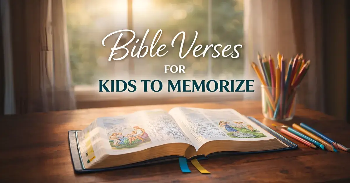 Bible Verses for Kids to Memorize