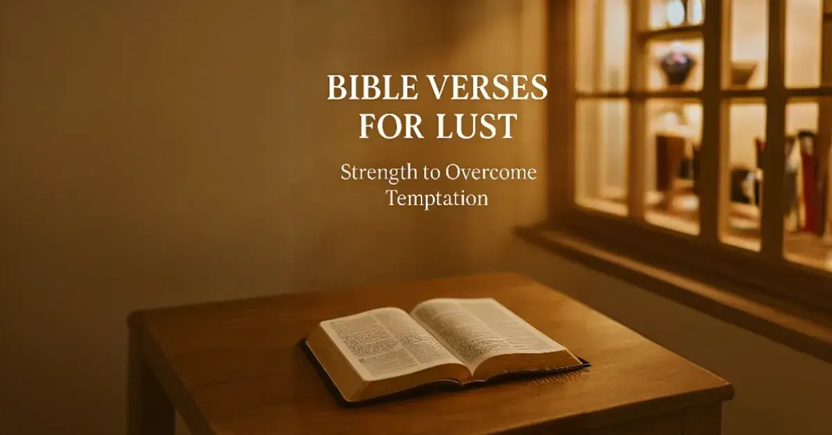 Bible Verses for Lust: Overcoming Temptation Through God’s Word 1 Bible Verses for Lust