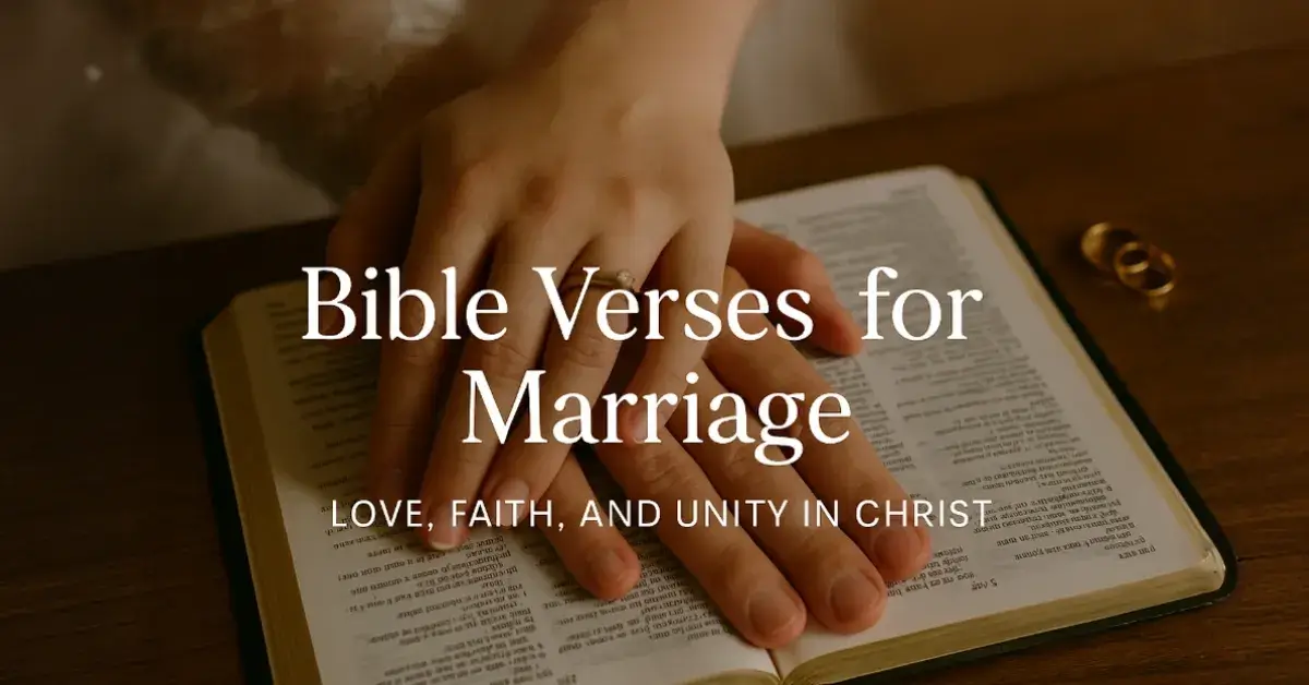 Bible Verses for Marriage