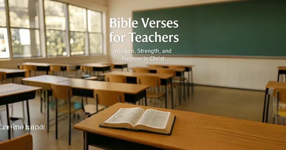 Bible Verses for Teachers