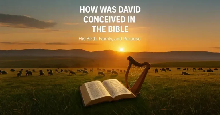 How Was David Conceived in the Bible? Understanding His Birth and God’s Purpose 1 David Conceived in the Bible