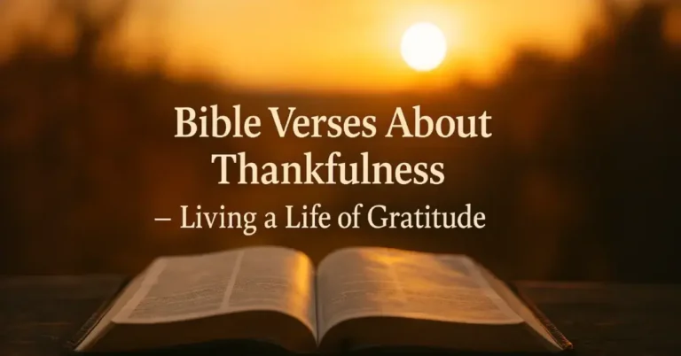Bible Verses About Thankfulness: Living a Life of Gratitude Before God 8 Bible Verses About Thankfulness