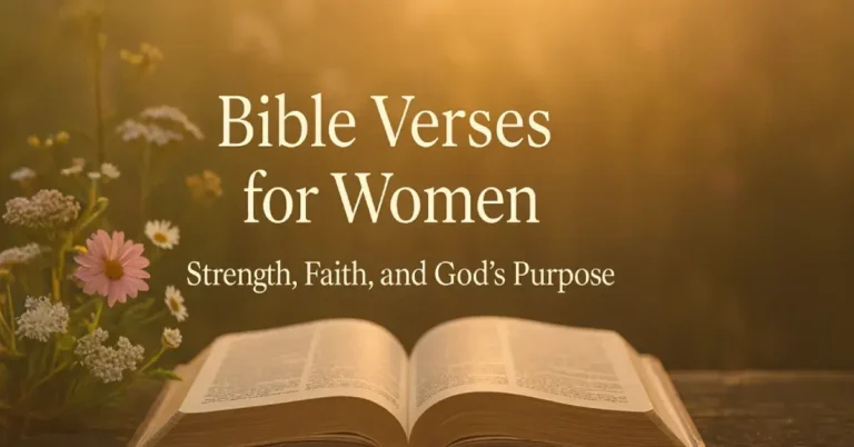 Bible Verses for Women: Strength, Worth, and God’s Purpose 7 Bible Verses for Women