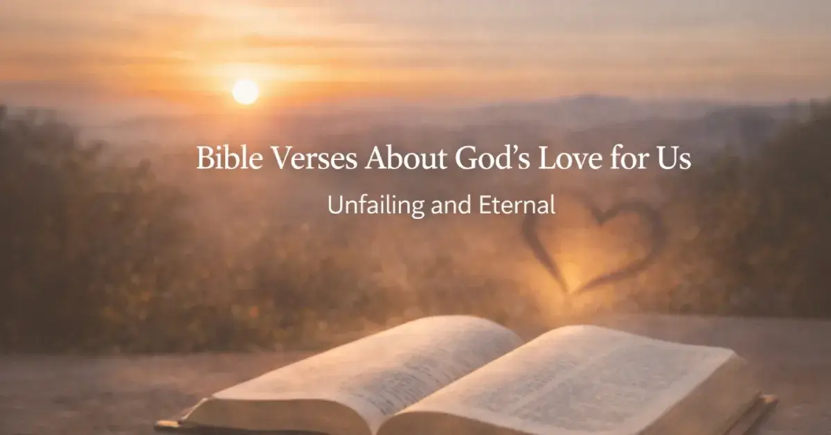 Bible Verses About God’s Love for Us: Understanding His Unfailing Love 1 Bible Verses About God’s Love for Us