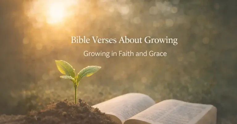 Bible Verses About Growing