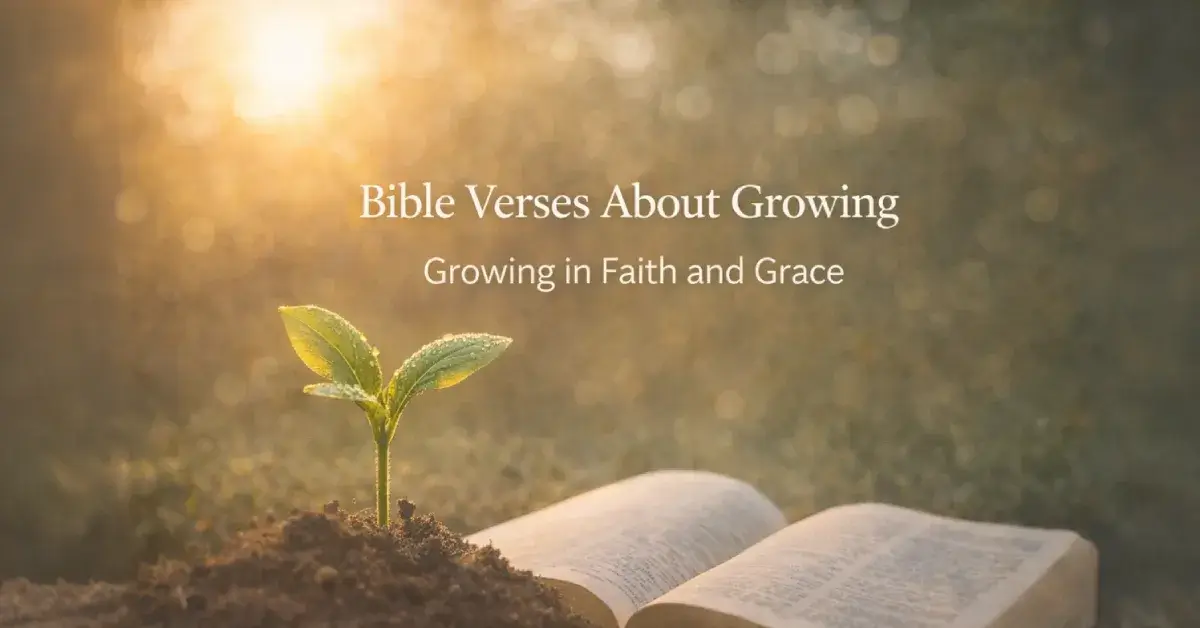Bible Verses About Growing