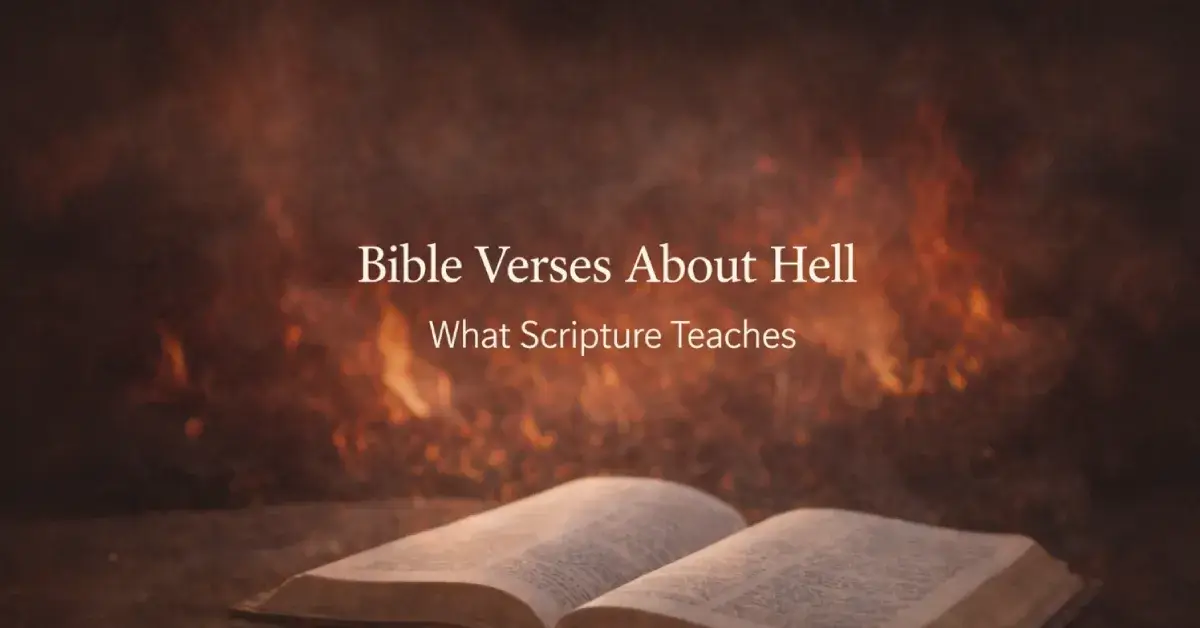 Bible Verses About Hell: What Scripture Teaches About Judgment, Justice, and Hope 1 Bible Verses About Hell