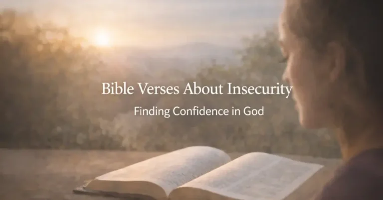 Bible Verses About Insecurity