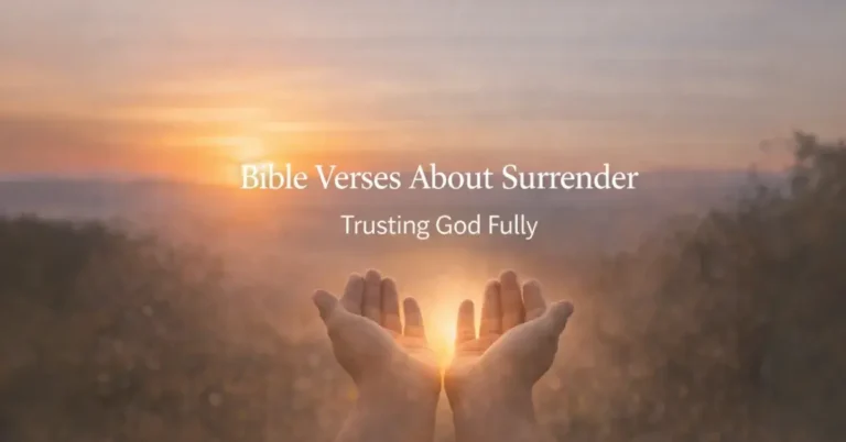 Bible Verses About Surrender: Trusting God with Your Whole Heart 7 Bible Verses About Surrender