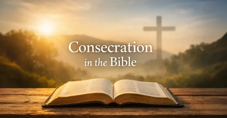 Consecration in the Bible: Meaning, Verses, and How to Live a Set-Apart Life for God 5 Consecration in the Bible