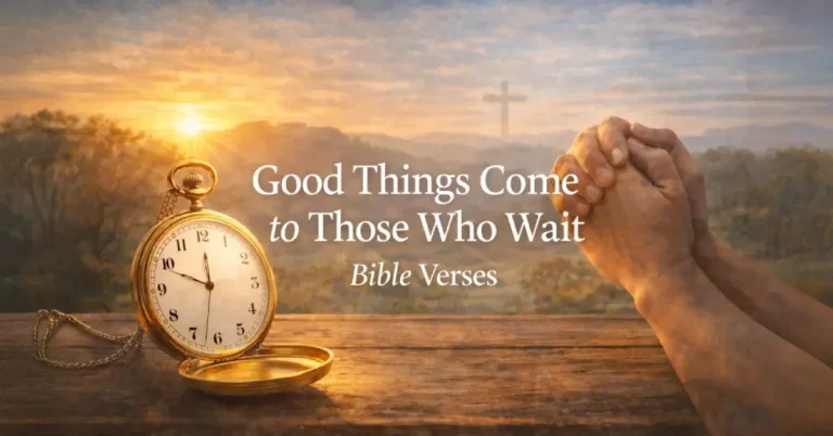 Good Things Come to Those Who Wait - Bible Verses