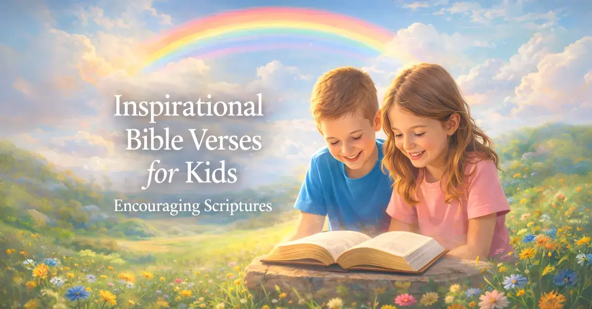 Inspirational Bible Verses for Kids: Encouraging Scriptures for Young Hearts 1 Inspirational Bible Verses for Kids