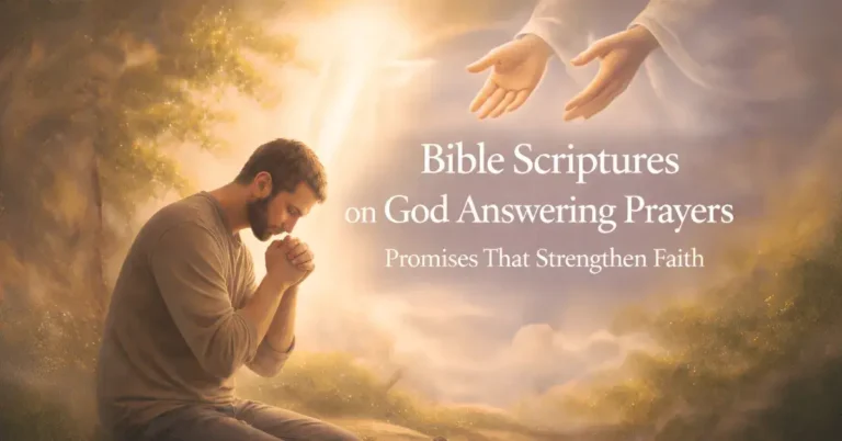 Bible Scriptures on God Answering Prayers