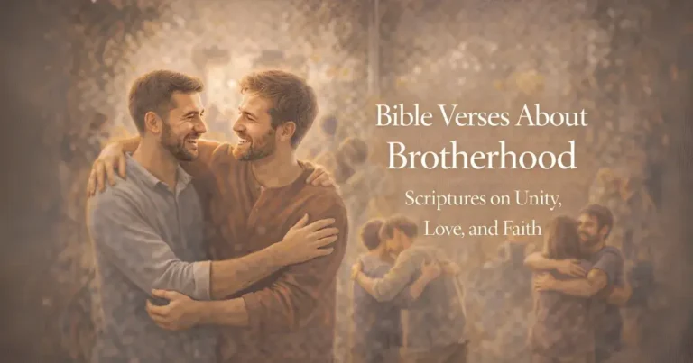 Bible Verses About Brotherhood
