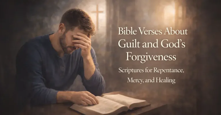 Bible Verses About Guilt
