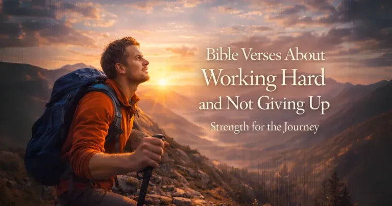 Bible Verses About Working Hard and Not Giving Up: Strength for the Journey 1 Bible Verses About Working Hard and Not Giving Up