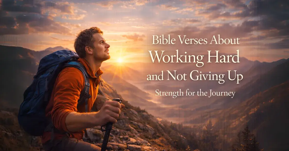 Bible Verses About Working Hard and Not Giving Up