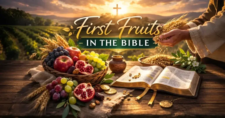 First Fruits in the Bible: Meaning, Significance, and Spiritual Lessons 1 First Fruits in the Bible