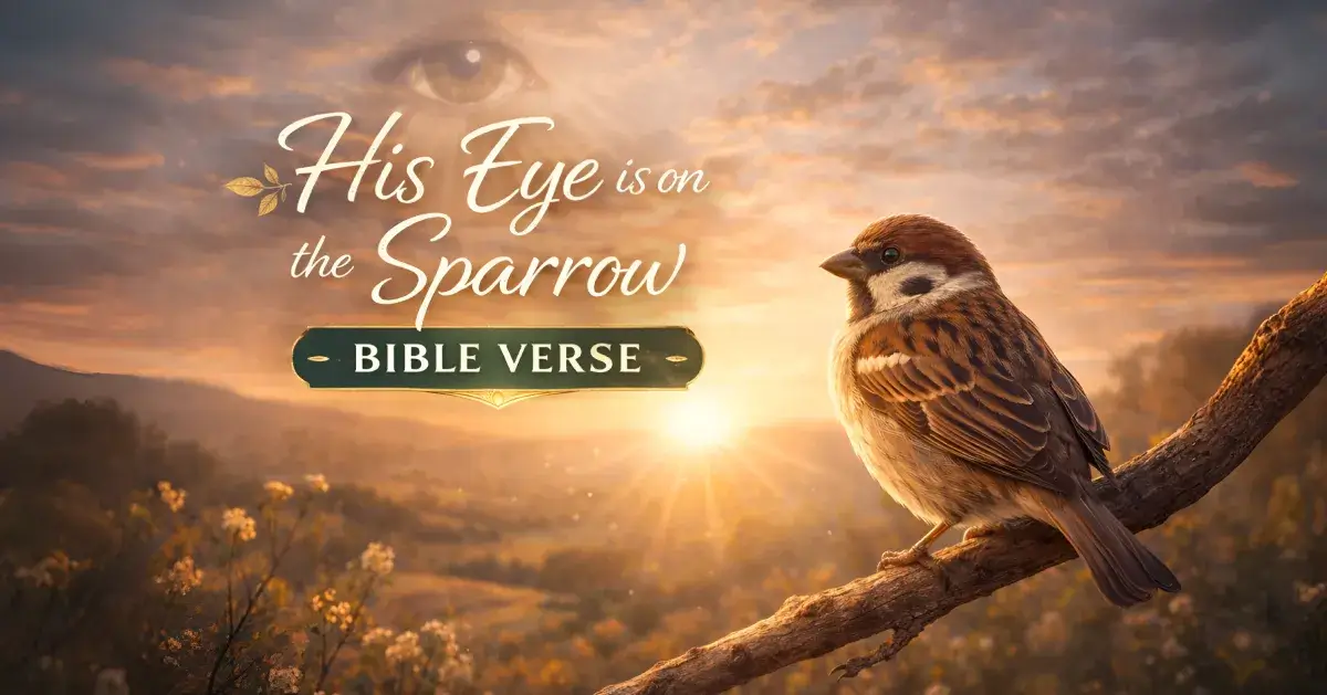 His Eye Is on the Sparrow Bible Verse
