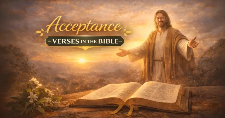 Acceptance Verses in the Bible