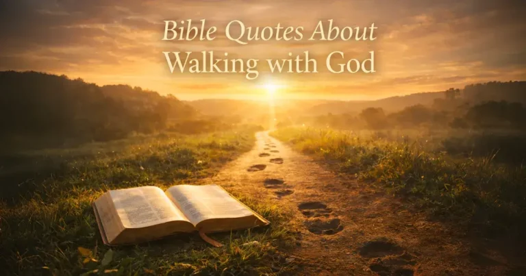 Bible Quotes About Walking with God: 25 Scriptures on Faith and Obedience 1 Bible Quotes About Walking with God