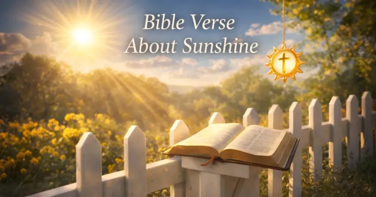 Bible Verse About Sunshine