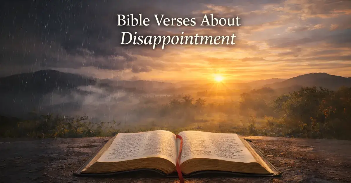 Bible Verses About Disappointment