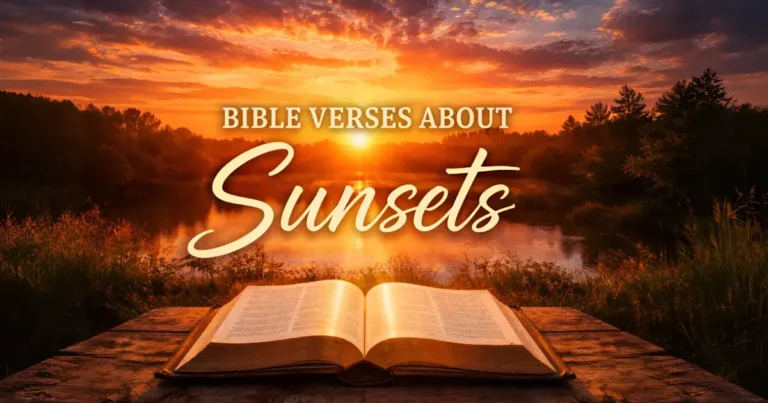 Bible Verses About Sunsets