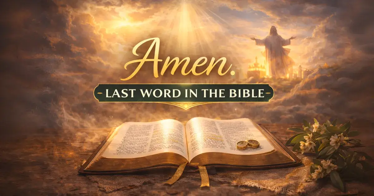 Last Word in the Bible: What Is It and What Does It Mean? 1 Last Word in the Bible