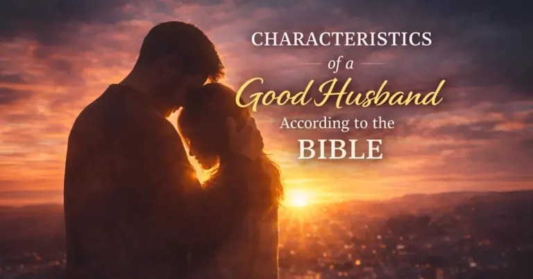 Characteristics of a Good Husband According to the Bible: 25 Biblical Traits 3 Characteristics of a Good Husband
