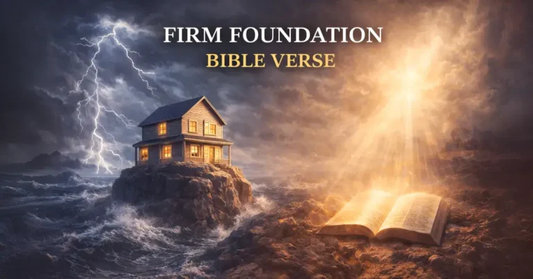 Firm Foundation Bible Verse
