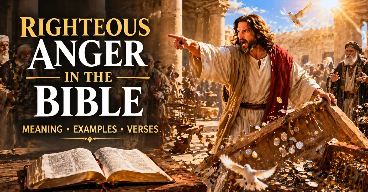 Righteous Anger in the Bible