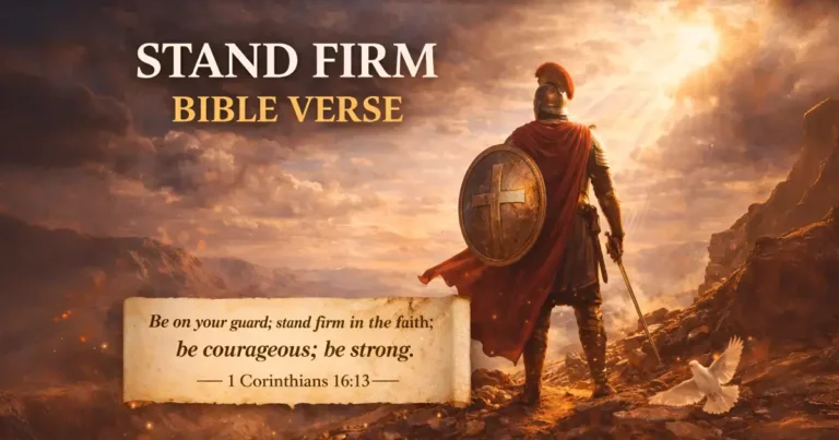 Stand Firm Bible Verse