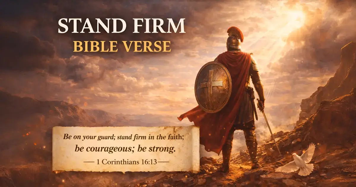 Stand Firm Bible Verse