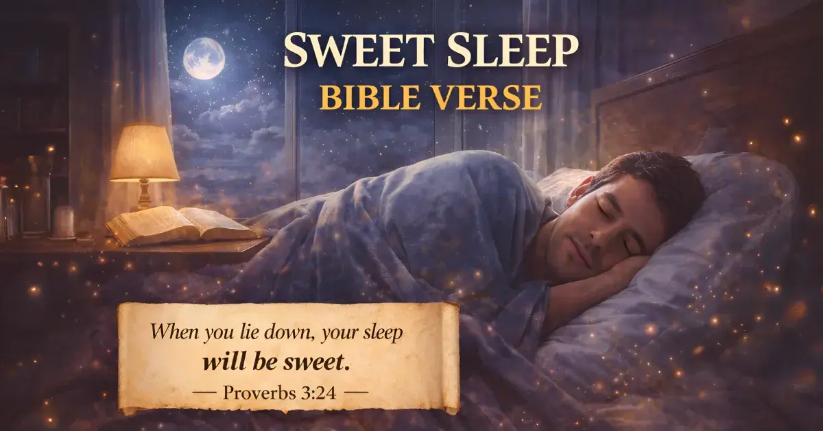 Sweet Sleep Bible Verse