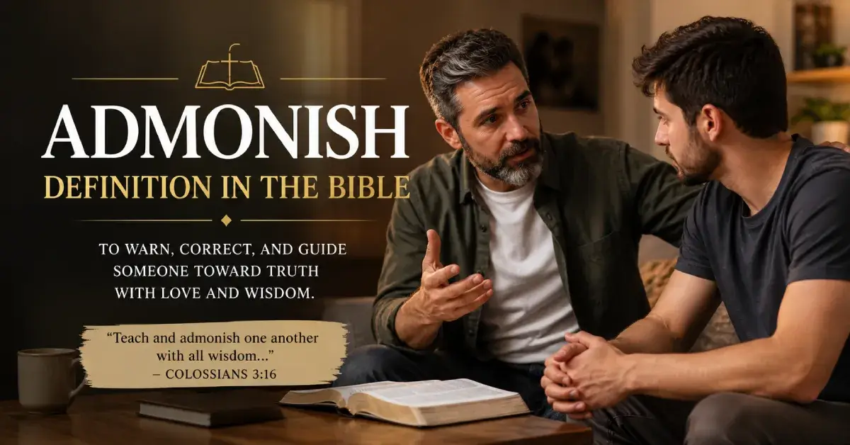 Admonish Definition in the Bible