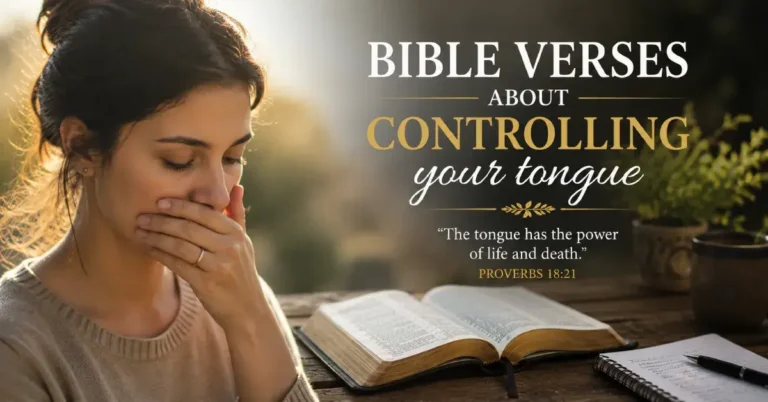 Bible Verses About Controlling Your Tongue