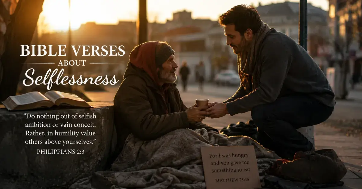 Bible Verses About Selflessness: Scriptures on Humility, Love, and Putting Others First 1 Bible Verses About Selflessness