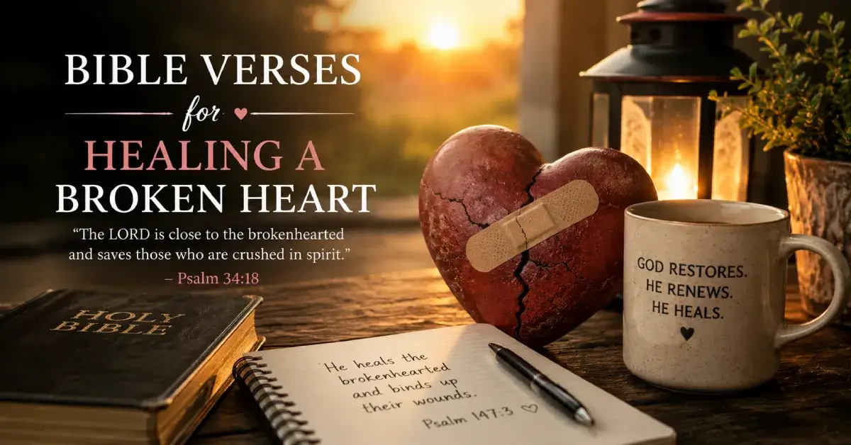 Bible Verses Healing a Broken Heart: Finding Comfort, Hope, and Restoration in God's Word 1 Bible Verses Healing a Broken Heart