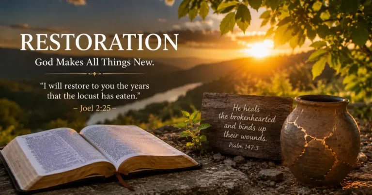 Bible Verses on Restoration