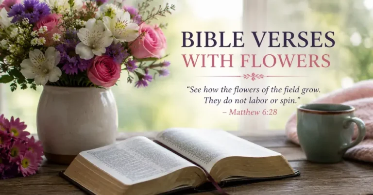 Bible Verses with Flowers