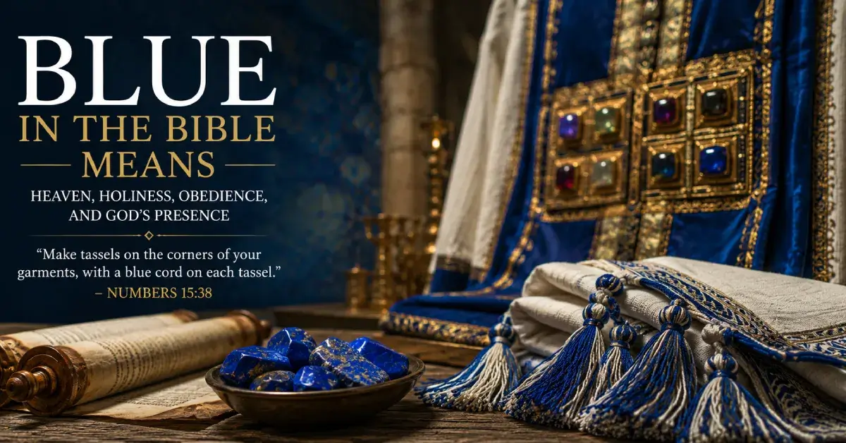 Blue in the Bible Means: The Symbolism and Spiritual Significance of the Color Blue 1 Blue in the Bible Means