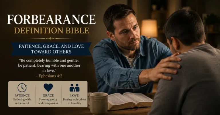 Forbearance Definition Bible