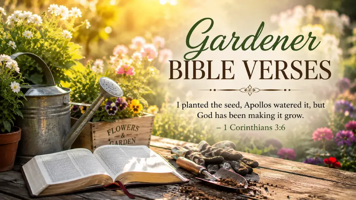 Gardener Bible Verses: Inspiring Scriptures About Gardening, Growth, and God's Creation 1 Gardener Bible Verses
