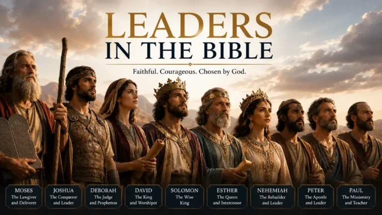 Leaders in the Bible: Inspiring Examples of Faith, Courage, and Godly Leadership 2 Leaders in the Bible