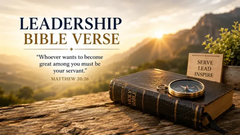 Leadership Bible Verse: Powerful Scriptures for Leading with Faith, Wisdom, and Humility 1 Leadership Bible Verse